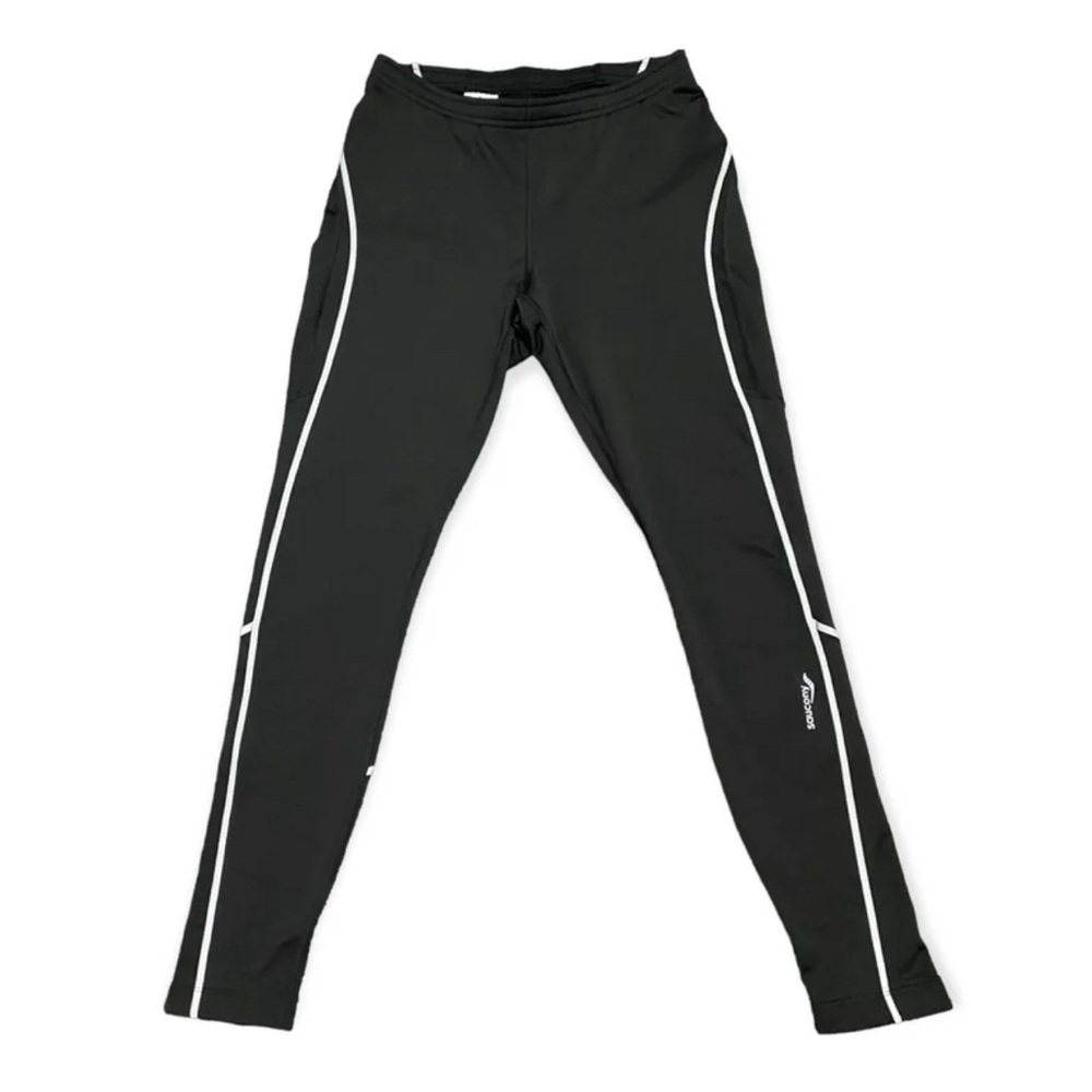 Saucony Athletic Zip Ankle Fitted Running Legging Pants Women’s Size Medium